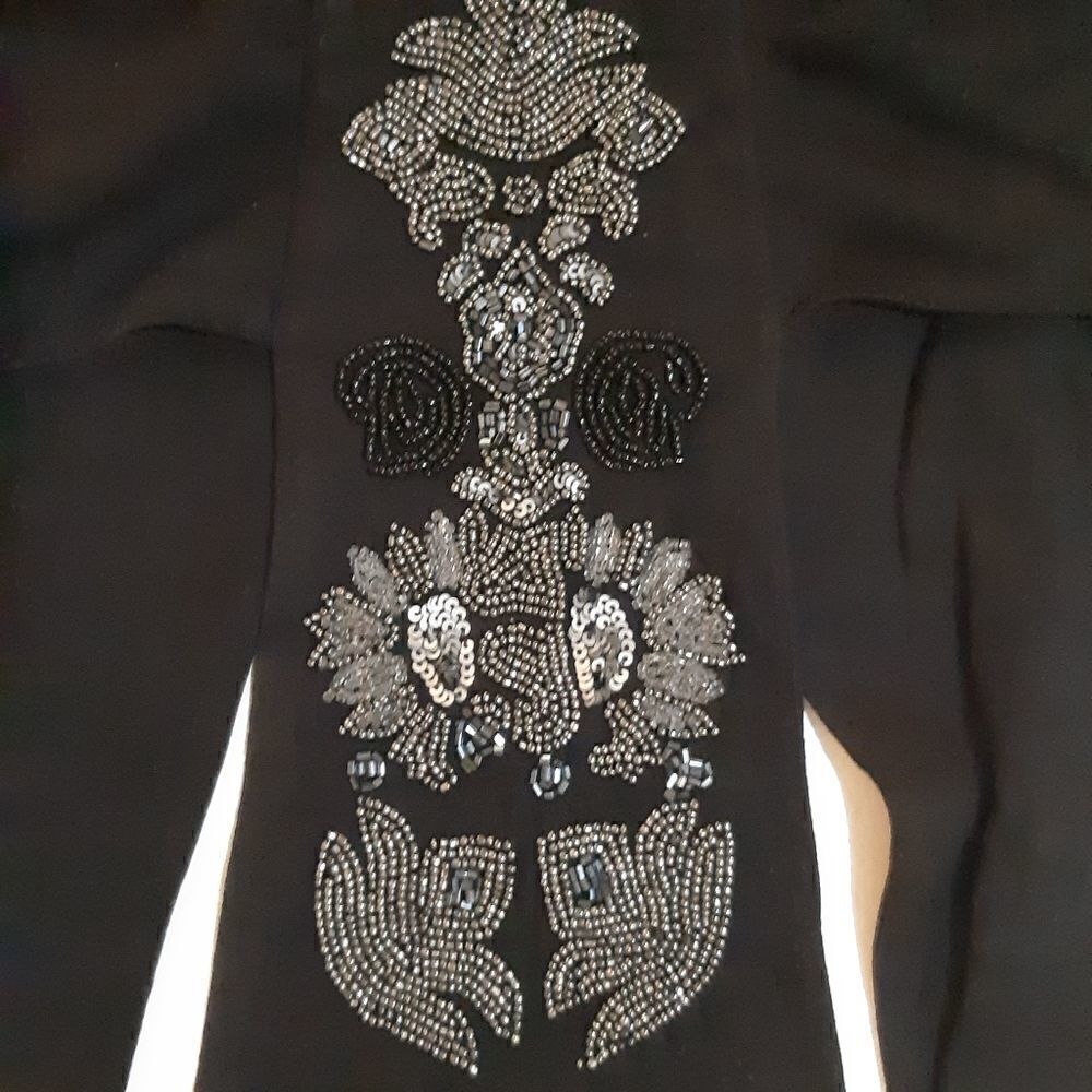 Guess Black Embellished Racerback Vest - Picture 3 of 9